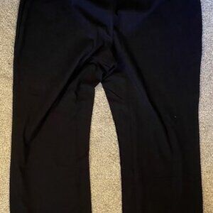 Lane Bryant Black Yoga leggings with Rainbow Logo Waistband